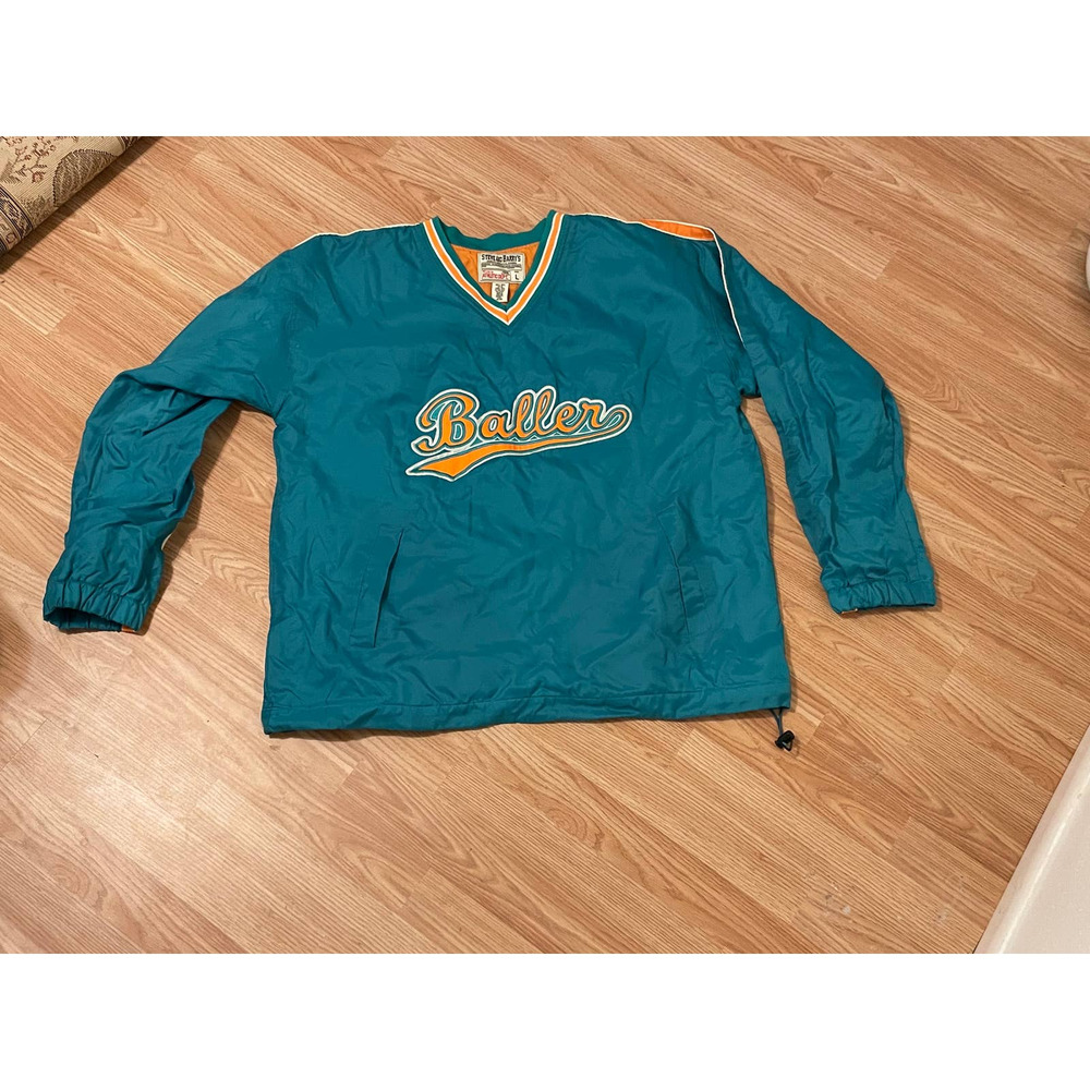 Vintage Baller Starter Style Pull Over Jacket Sz L